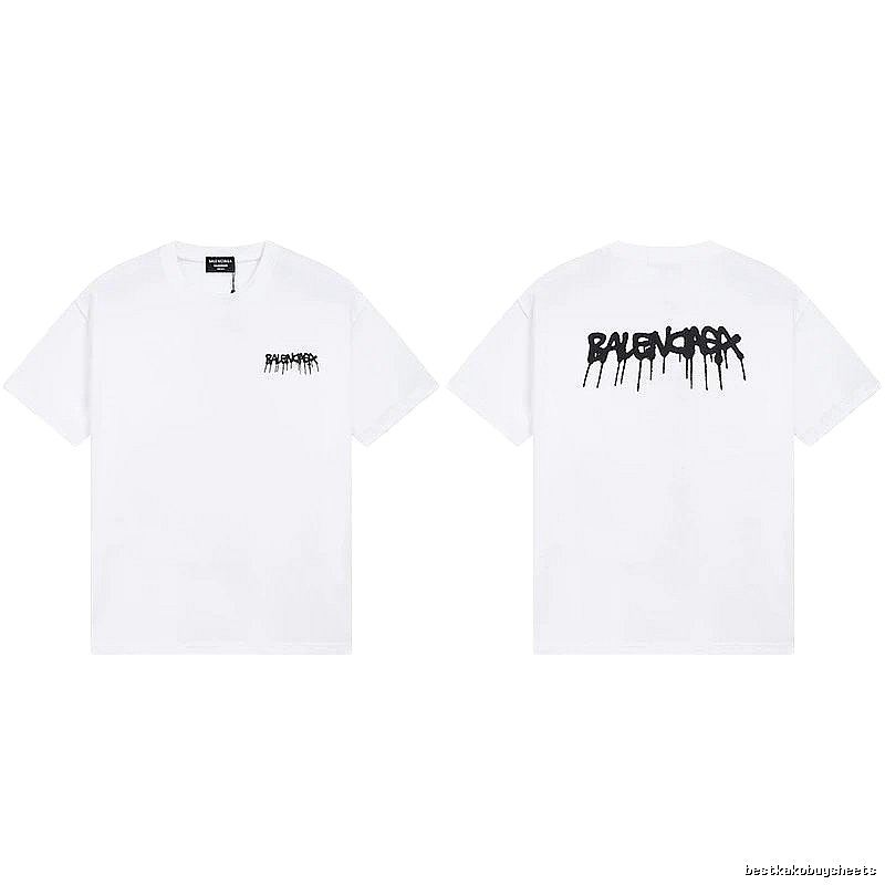 Balenciaga Graffiti Style White T-shirt