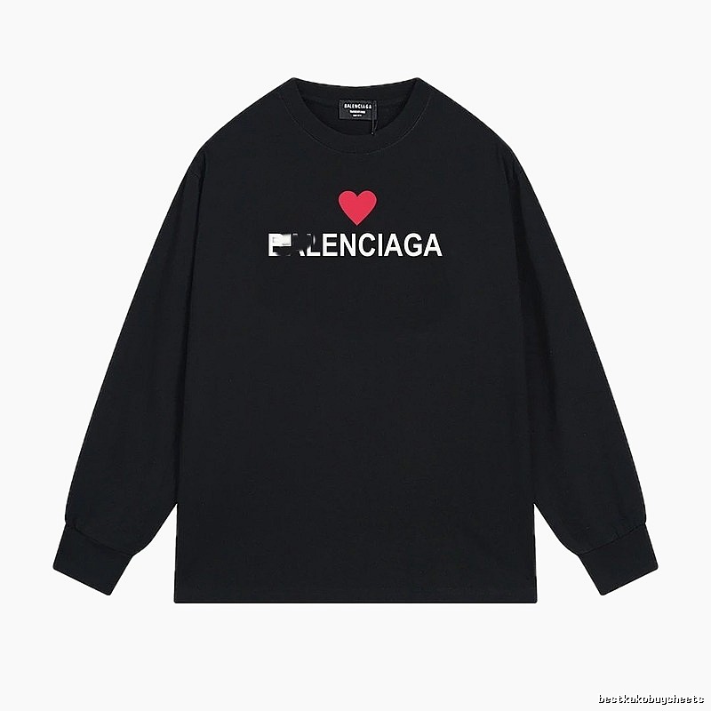 Balenciaga Love Simple Black T-shirt