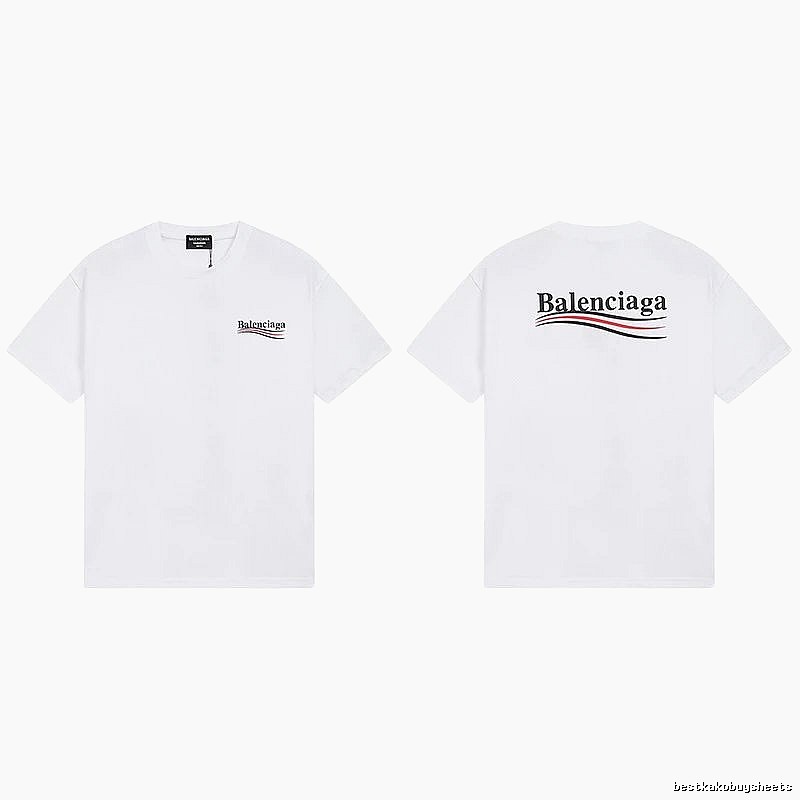 Balenciaga minimalist style white T-shirt