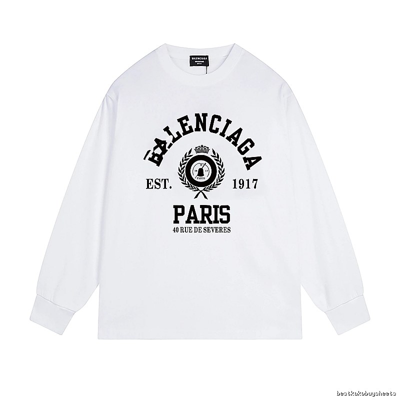 Balenciaga retro-style white T-shirt