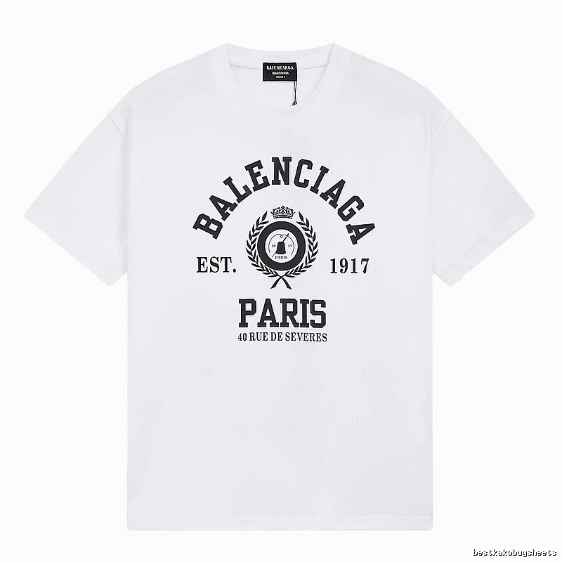 Balenciaga retro style white T-shirt