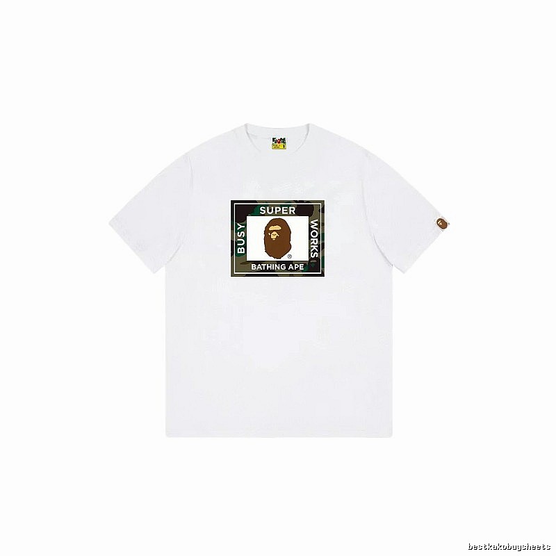 Bape Ape Head Camouflage Style Short-sleeve Shirt