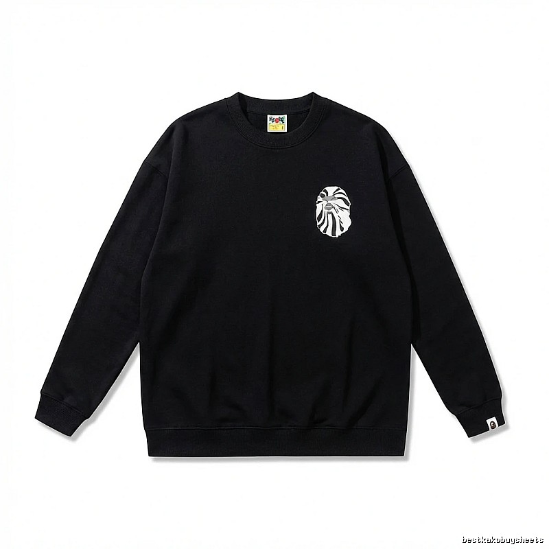 Bape Ape Head Casual Black Sweatshirt