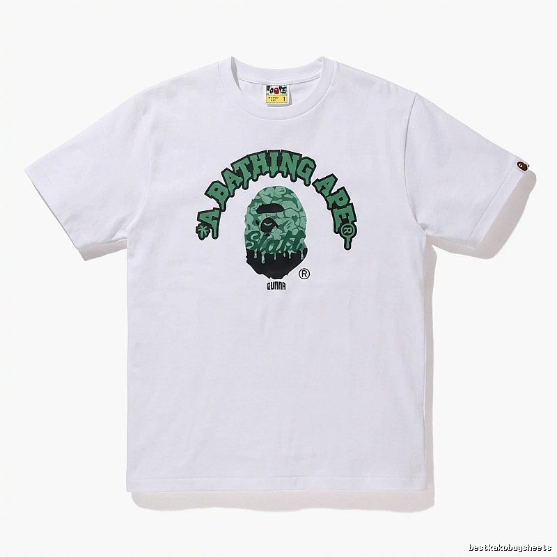 Bape Ape Head Cool White T-shirt in Streetwear Style