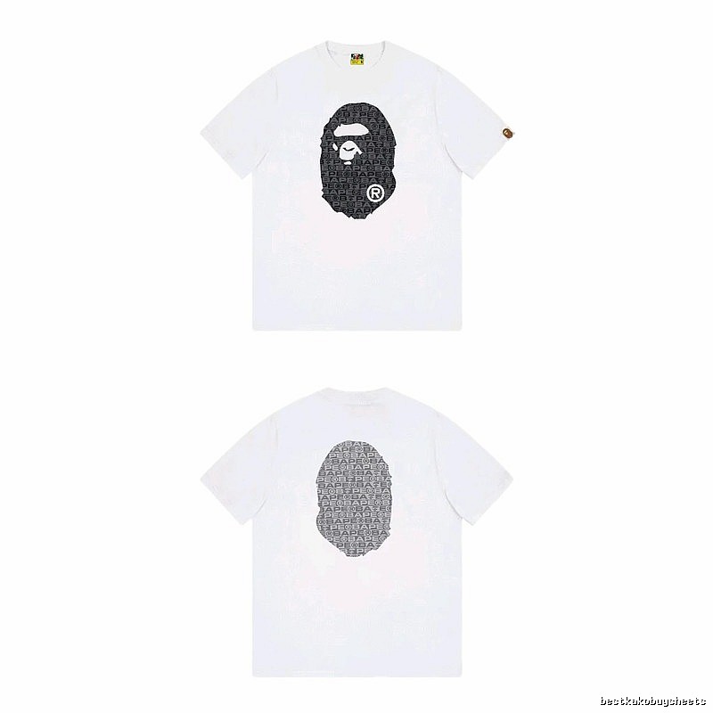 Bape Ape Head Simple White T-shirt