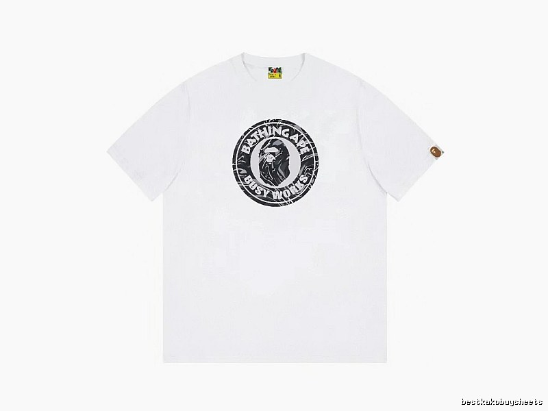 Bape classic retro style white T-shirt