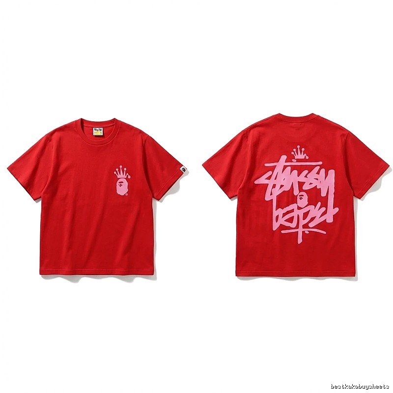 Bape Crown Graffiti Style T-shirt