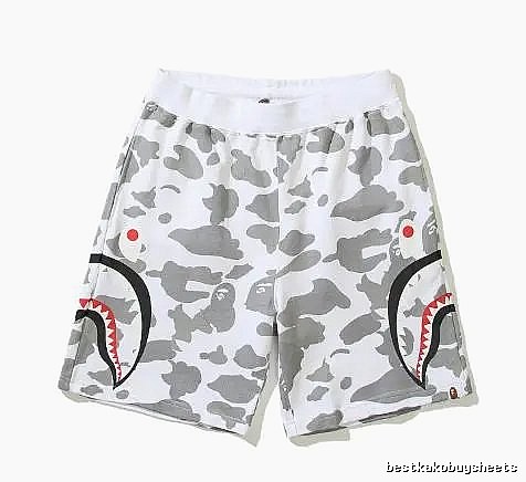 Bape Shark Camouflage Shorts
