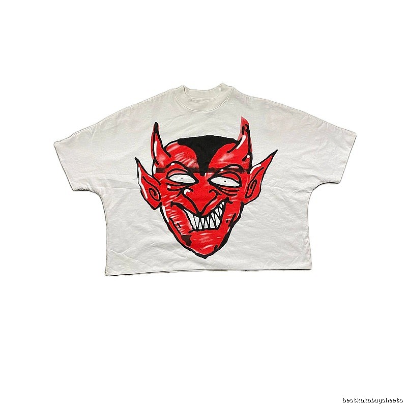 Billionaire Devil Print White T-shirt