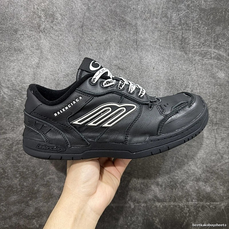 Black Paneled Sneaker Balenciaga Black Skate Sneaker for Casual Outfits