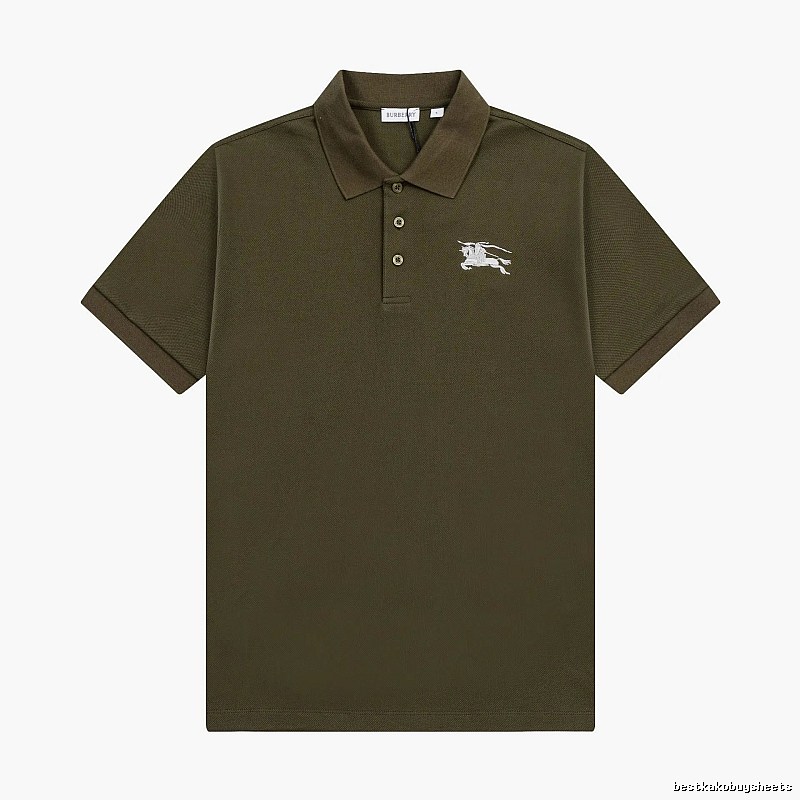 Burberry's retro-style polo shirt with the knight logo