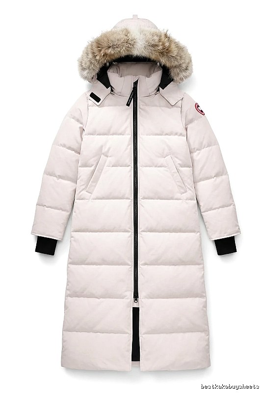 Canada Goose Long Cool White Down Jacket