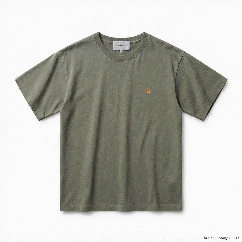 Carhartt basic retro style olive green T-shirt