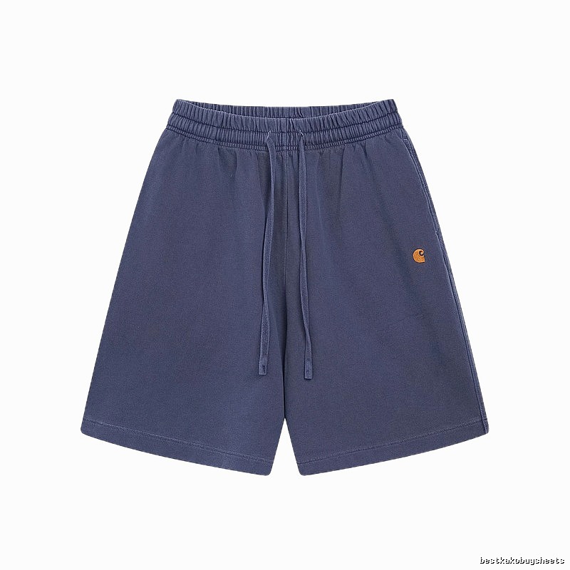 Carhartt Classic Embroidered Workwear Style Navy Blue Shorts