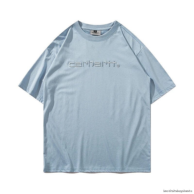 Carhartt Classic Logo T-shirt Light Blue Subtle for Daily Styling