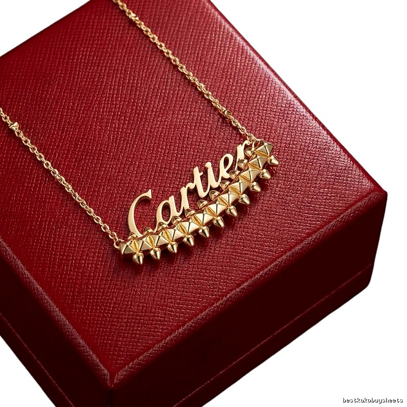 Cartier Nail Series Gold Trend Brand Necklace