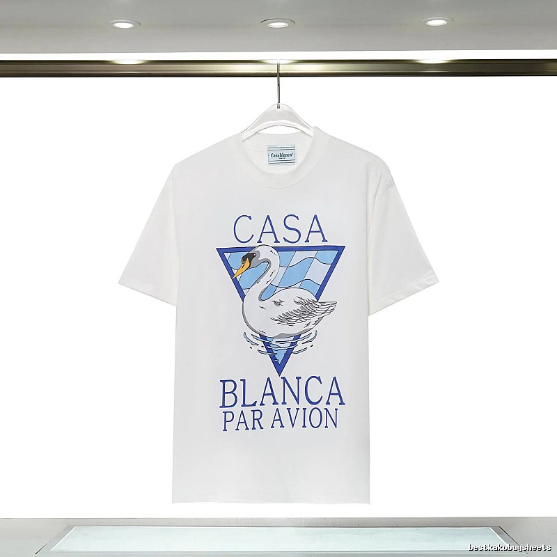 Casablanca Printed Fashionable White T-shirt