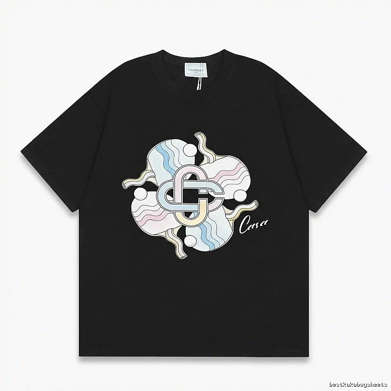 Casablanca Printed Trendy T - Shirt