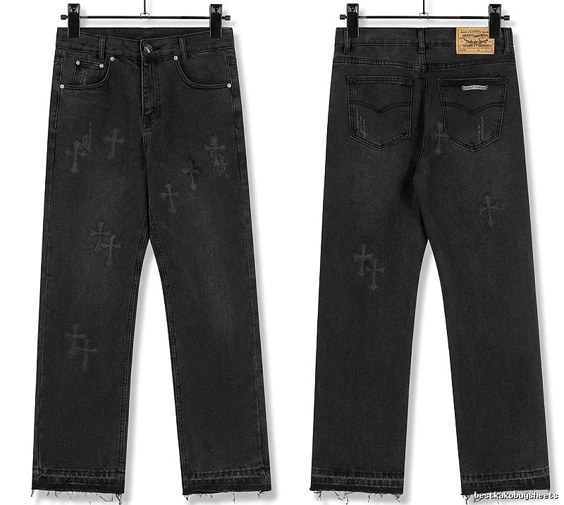 Chrome Hearts Cross Dark Jeans