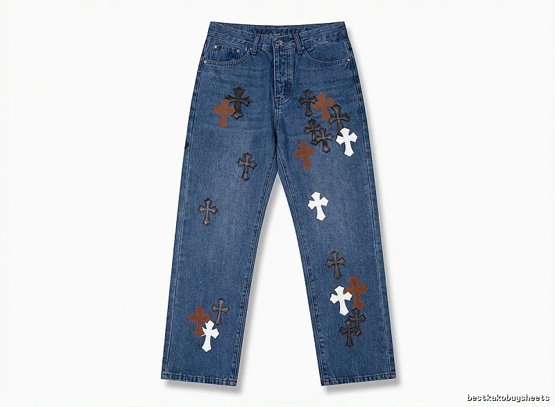 Chrome Hearts Cross Denim Pants