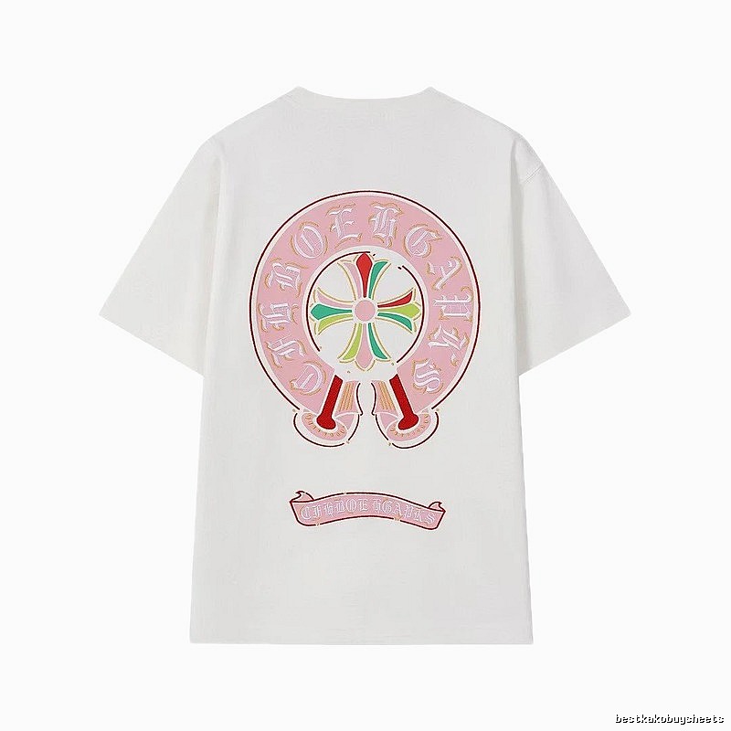 Chrome Hearts Cross Print Street Style Off-white T-Shirt