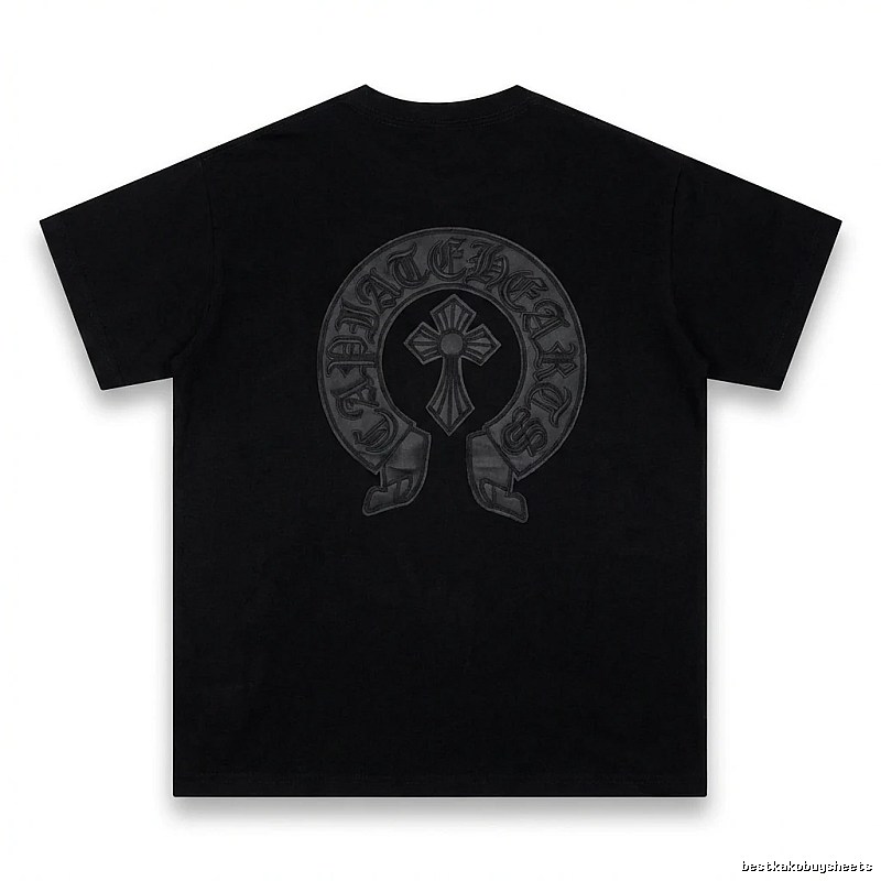 Chrome Hearts Cross Vintage Black Short-sleeve Shirt