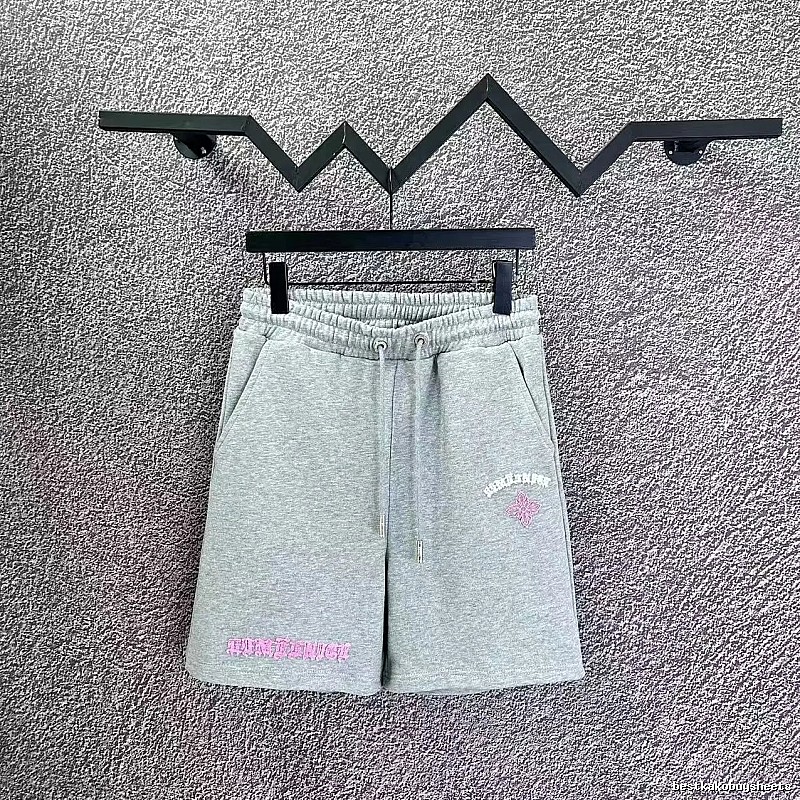 Chrome Hearts Embroidered Casual Style Grey Shorts