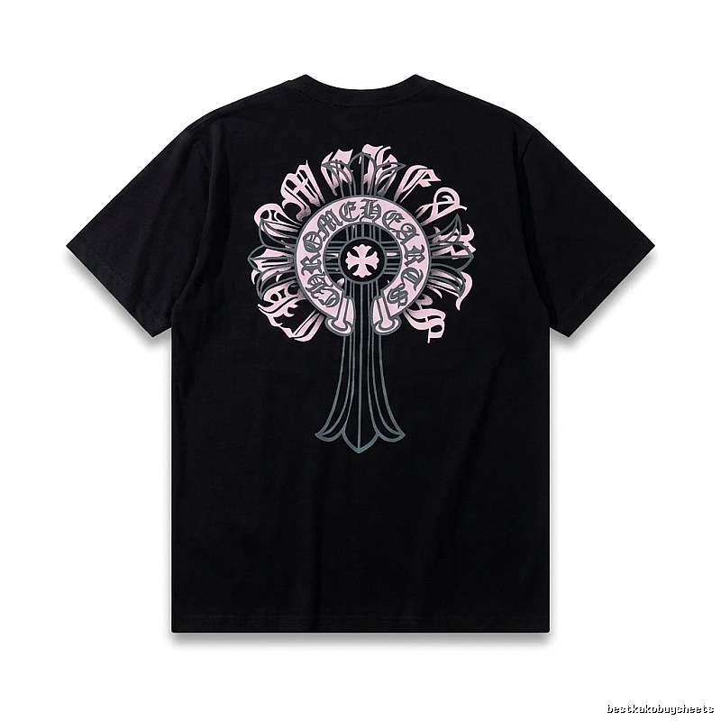 Chrome Hearts Gothic Style Black T-shirt
