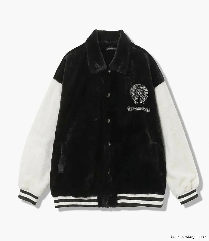 Chrome Hearts Retro Style Black and White Jacket