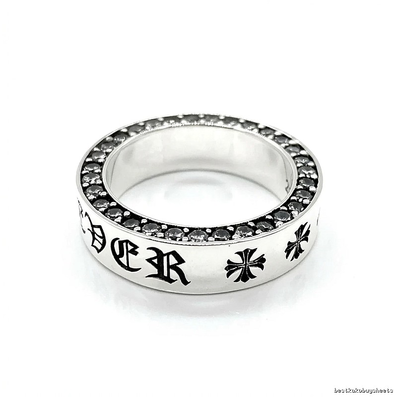 Chrome Hearts Silver Dark Style Ring