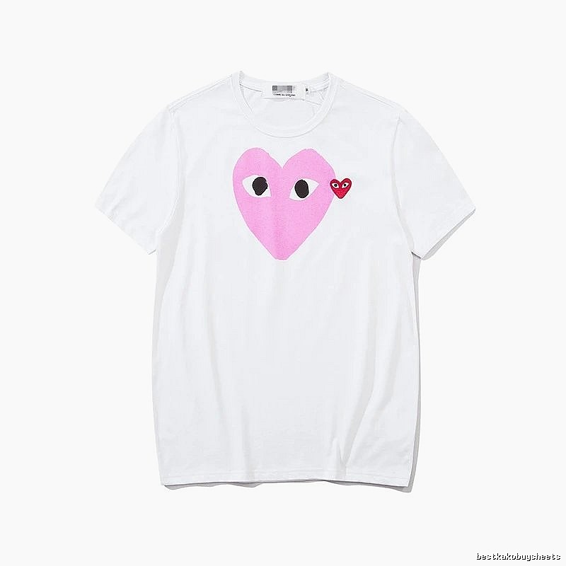 Comme des Garcons PLAY 2023-03 Style 2303 Heart Logo T-Shirt Downtown Style