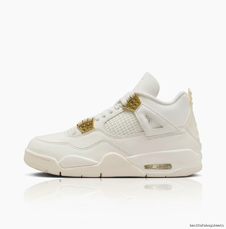 Cool Style White Jordan 4 Sneakers