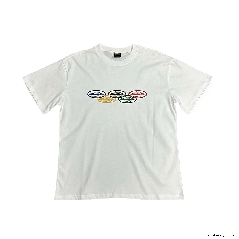 Corteiz Colorful Pattern Casual White T-shirt