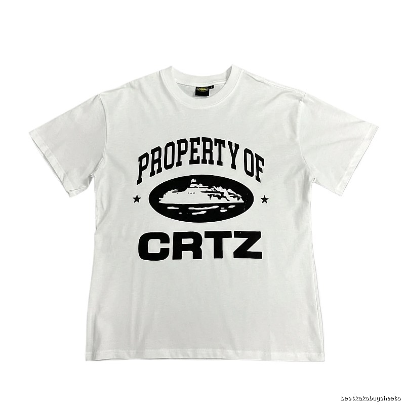 Corteiz letter - printed white T - shirt