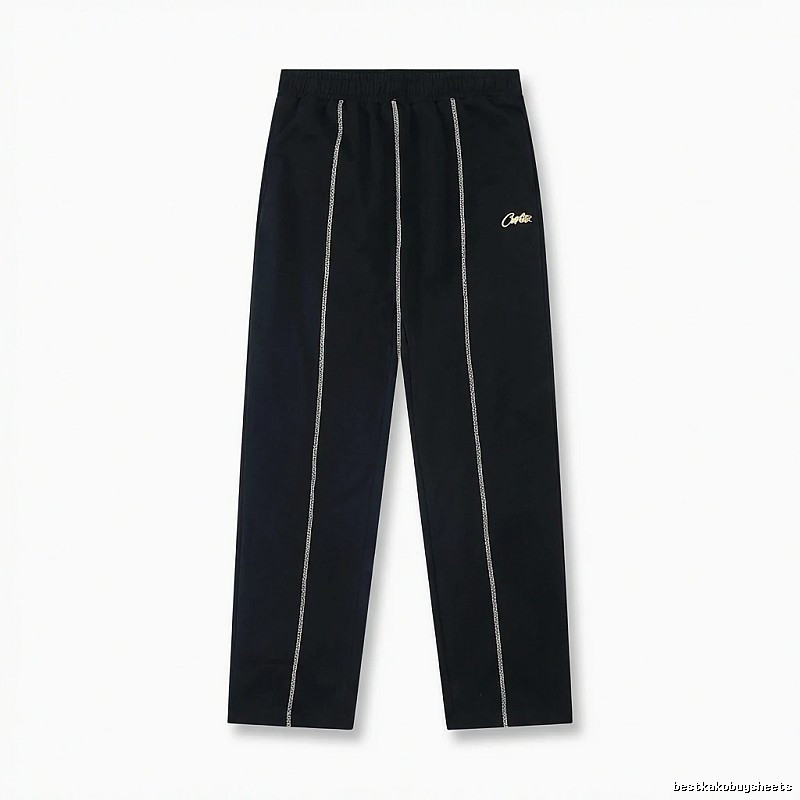 Corteiz minimalist style black trousers