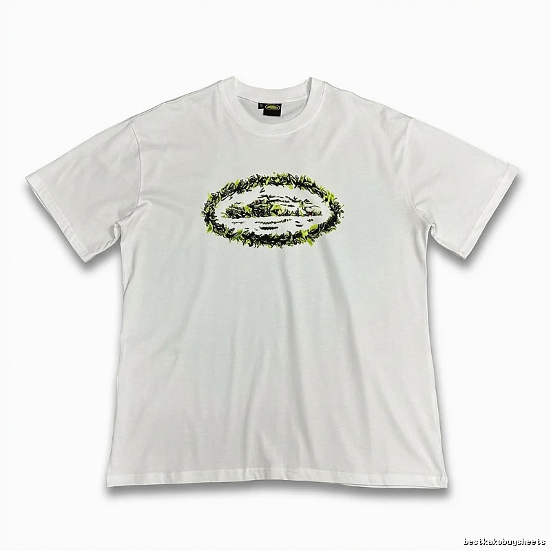 Corteiz Printed Trendy Brand White T-shirt