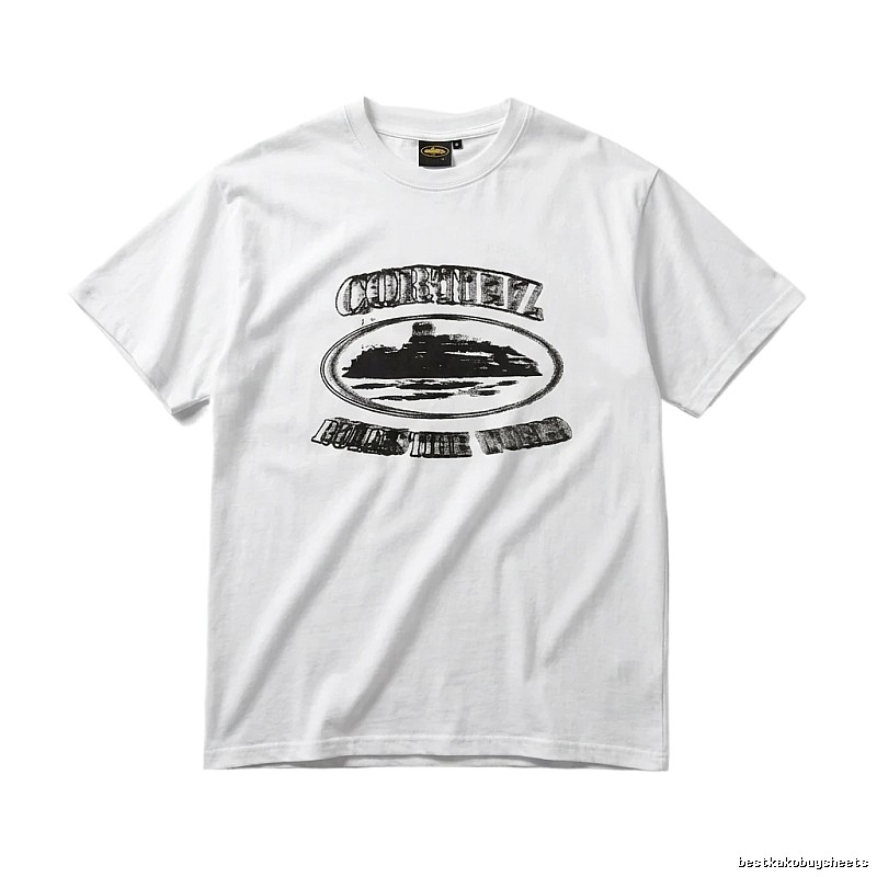 Corteiz retro-style white T-shirt