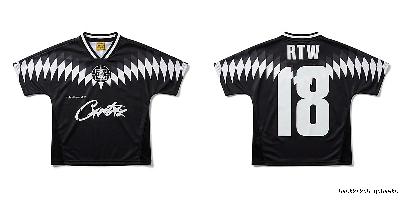 Corteiz RTW Series Black and White Wind Top