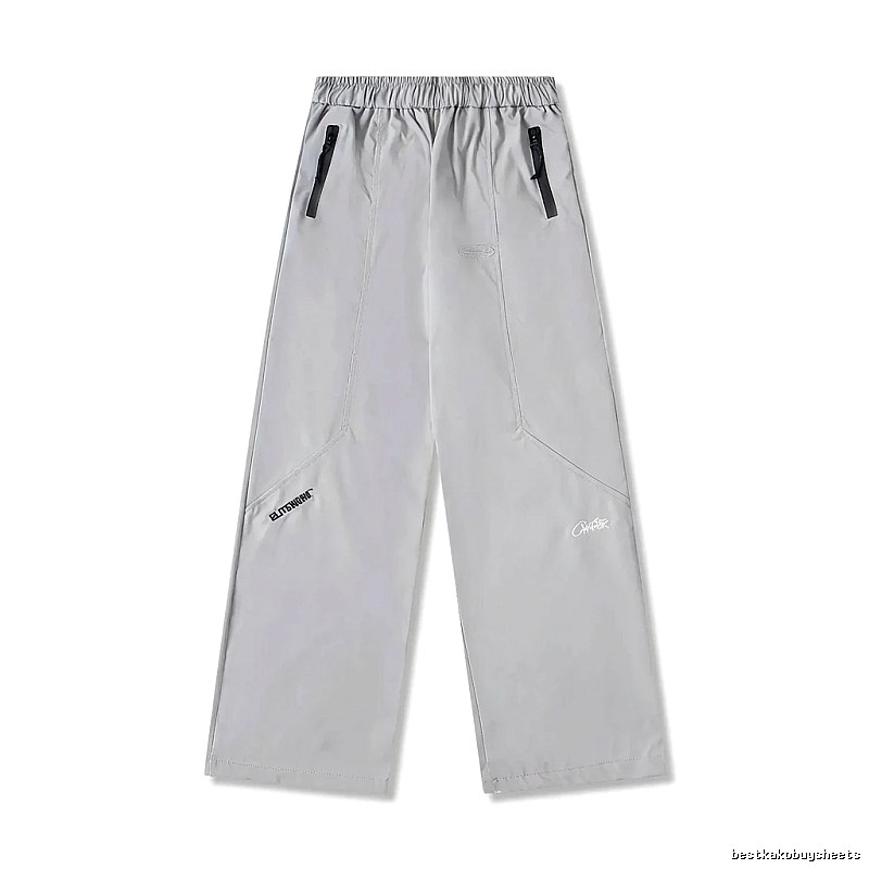 Corteiz Workwear Style Light Grey Trousers
