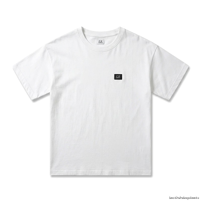 C.P. Basic Style Simple White T-shirt