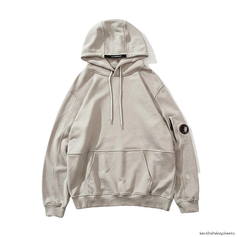 C.P. Company minimalist light gray hoodie