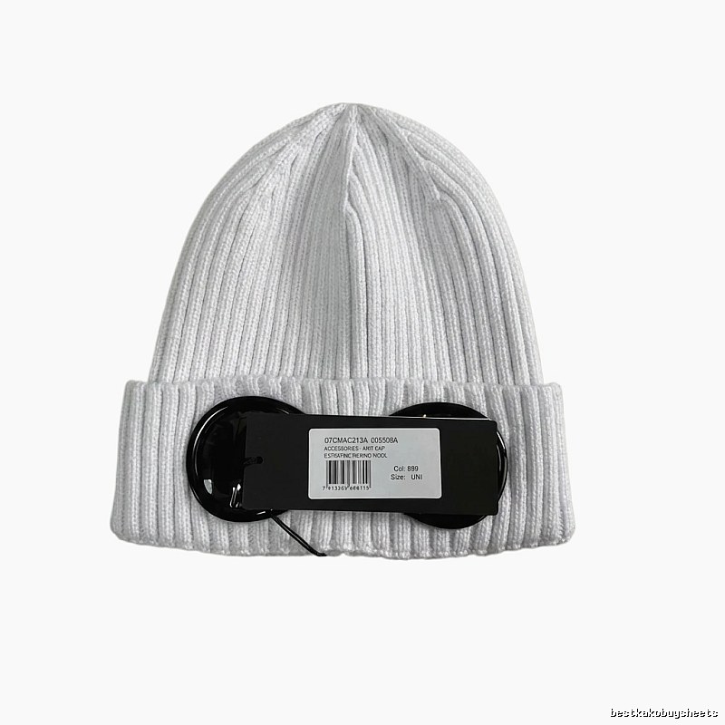 C.P. Pure Color Minimalist Style White Hat