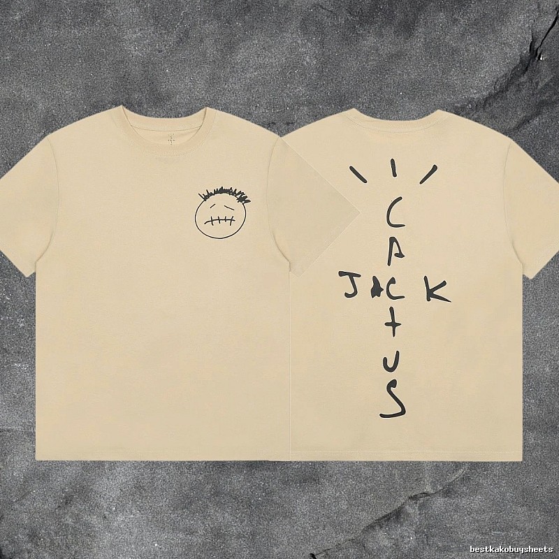 Denim Tears 2031-96 Beige Graphic T-Shirt Warm Weather