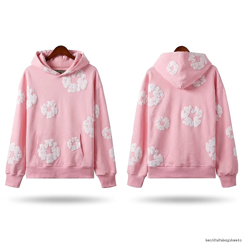 DENIM TEARS Floral Pink Hoodie