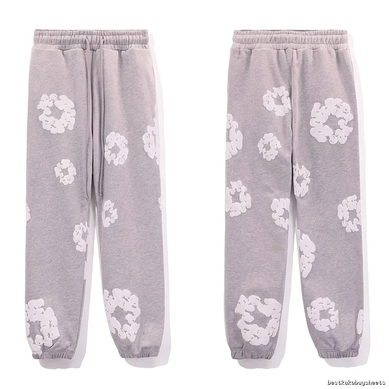 DENIM TEARS Printed Casual Grey Pants