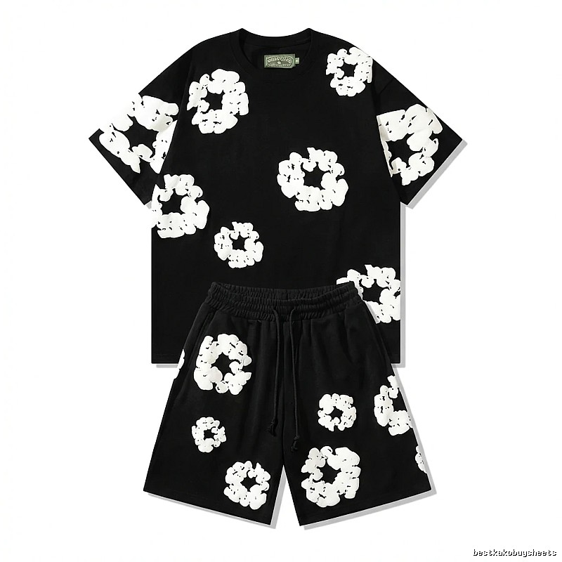 DENIM TEARS Printed Casual Style Set