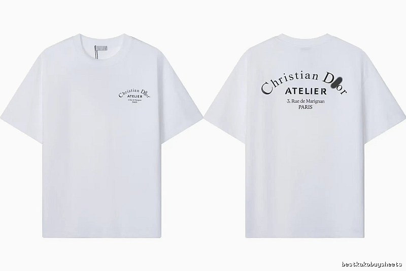 Dior Atelier Minimalist Style White T-Shirt