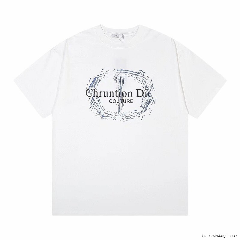 Dior Couture Trendy Style White Short-sleeve T-shirt