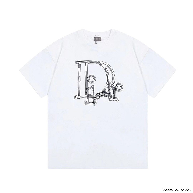 Dior Minimalist Line Logo White T-Shirt