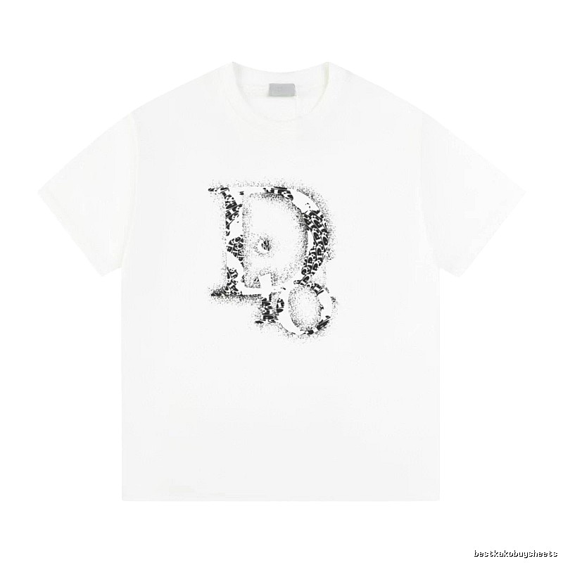 Dior Minimalist Monogram White Short-sleeved T-shirt